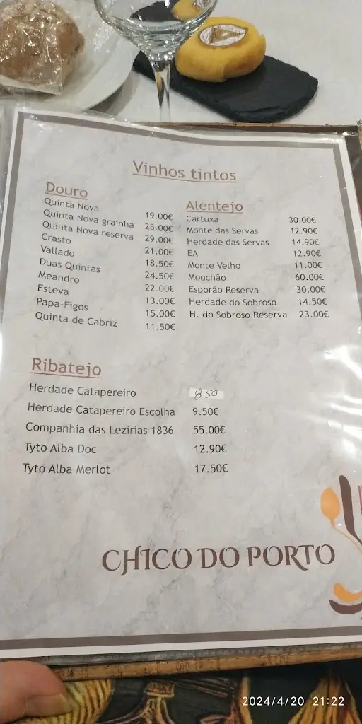 Menu_Chico do Porto_Samora Correia_imagen_3