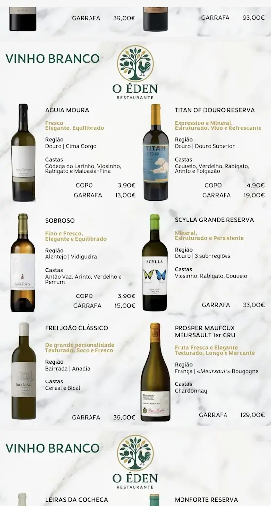 Menu_Restaurante O Éden_Oliveira do Bairro_immagine_2