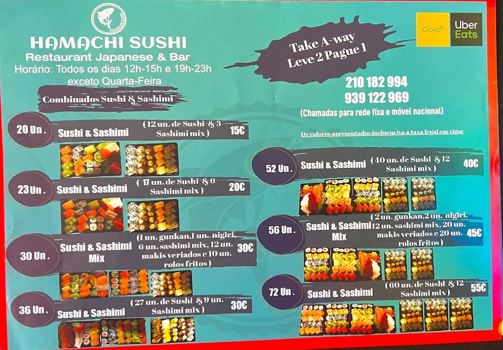 Hamachi Sushi Samora Correia ristorante a Samora Correia