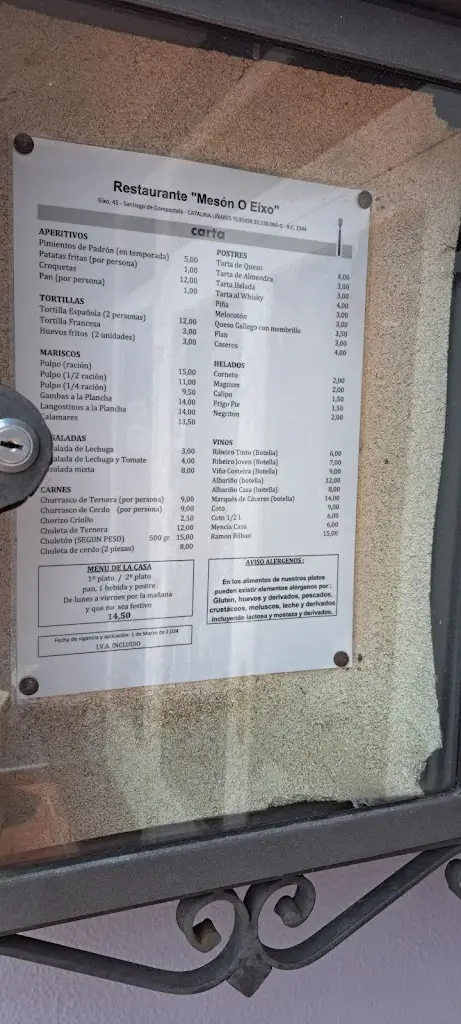 Menu_Restaurante Pataco_Oliveira do Bairro_immagine_1