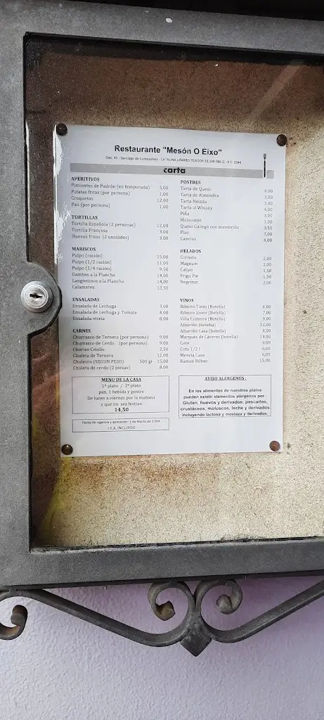 Menu_Restaurante Pataco_Oliveira do Bairro_immagine_2