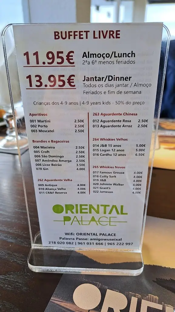 Menü_Restaurante Amigo Wu & Oriental Palace_Arrentela_Bild_3