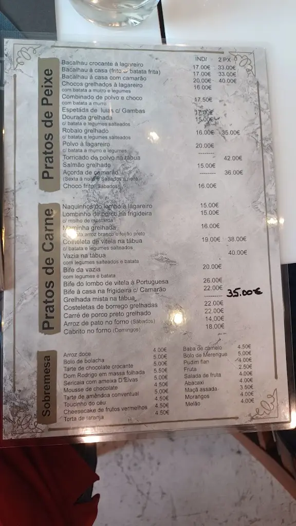 Menu_Restaurante A Grelha_Santarém_immagine_2