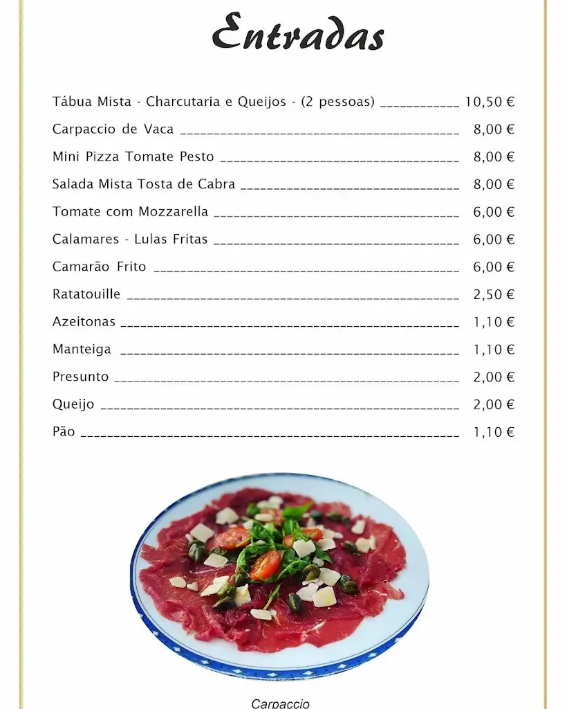 Menu_Belluno - Restaurante & Bar Lounge_Santarém_immagine_1