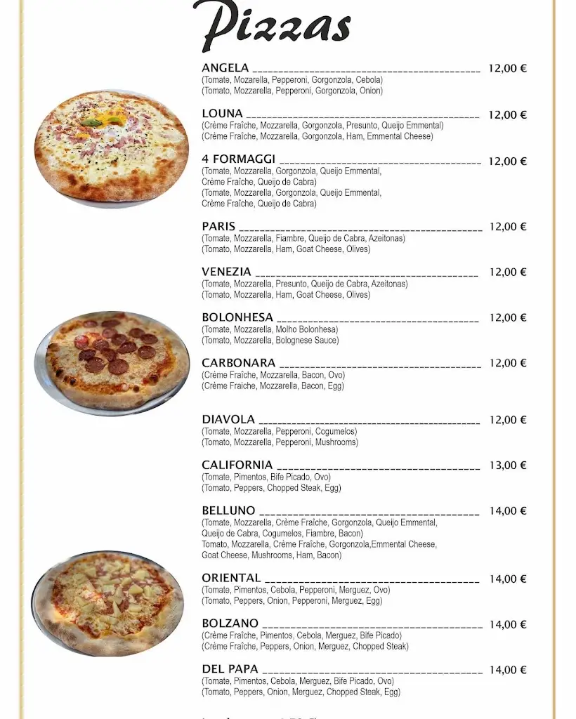 Menu_Belluno - Restaurante & Bar Lounge_Santarém_immagine_3