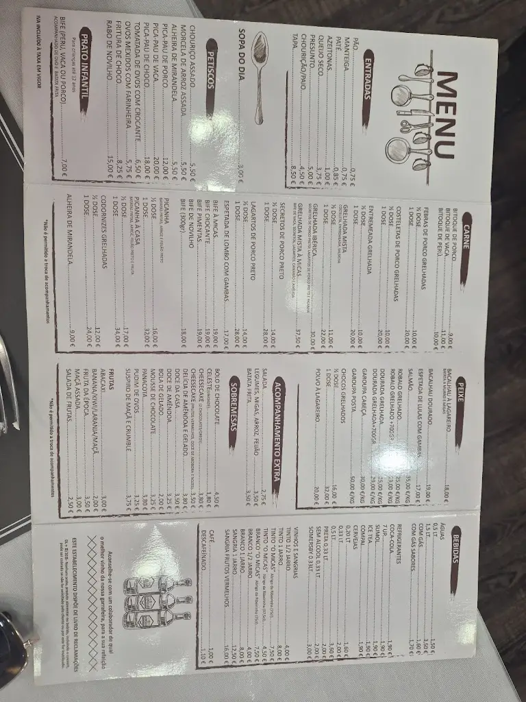 Menu_Restaurante O Micas II_Santarém_immagine_2
