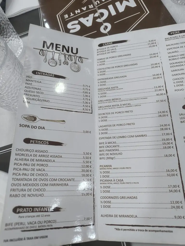 Menu_Restaurante O Micas II_Santarém_immagine_3