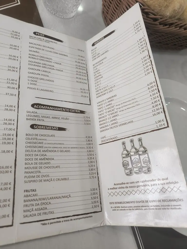 Menu_Restaurante O Micas II_Santarém_immagine_4