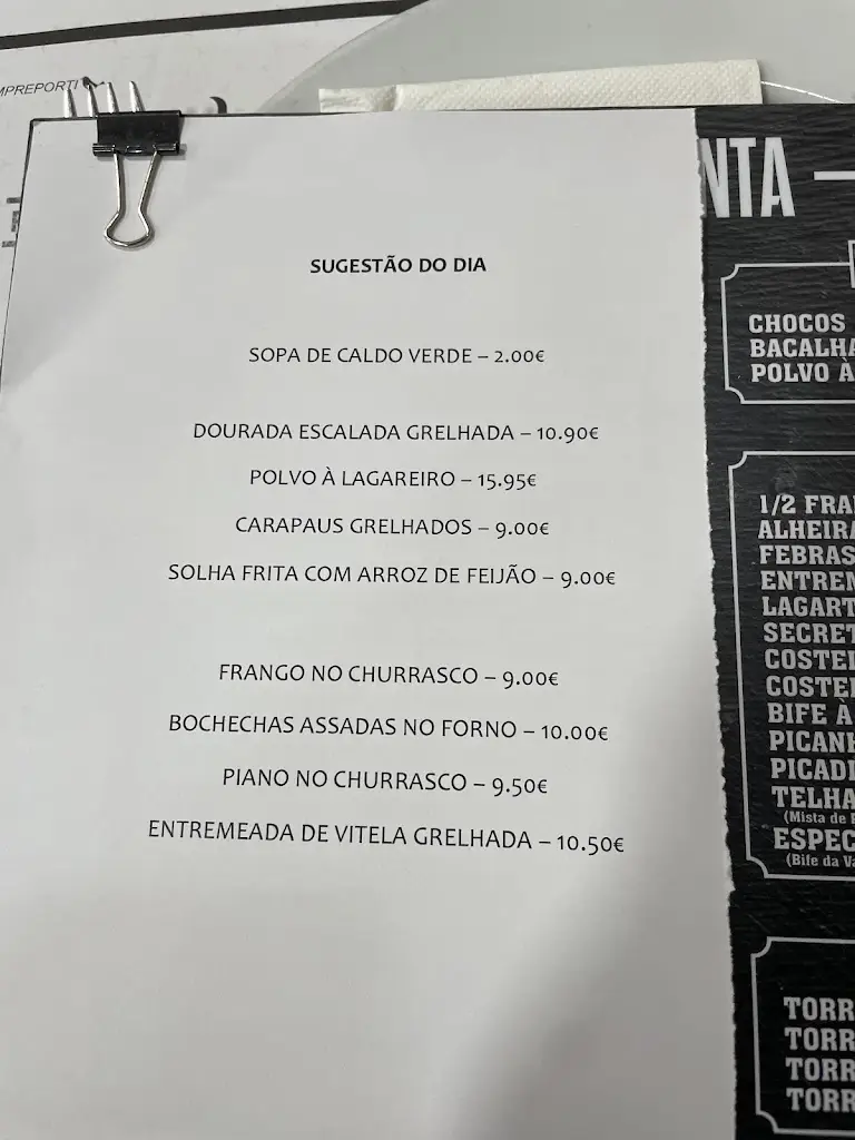 Menu_Restaurante O Melro_Santarém_immagine_3