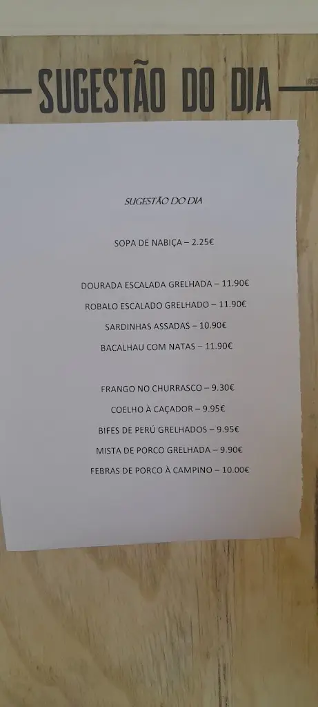 Menu_Restaurante O Melro_Santarém_immagine_4