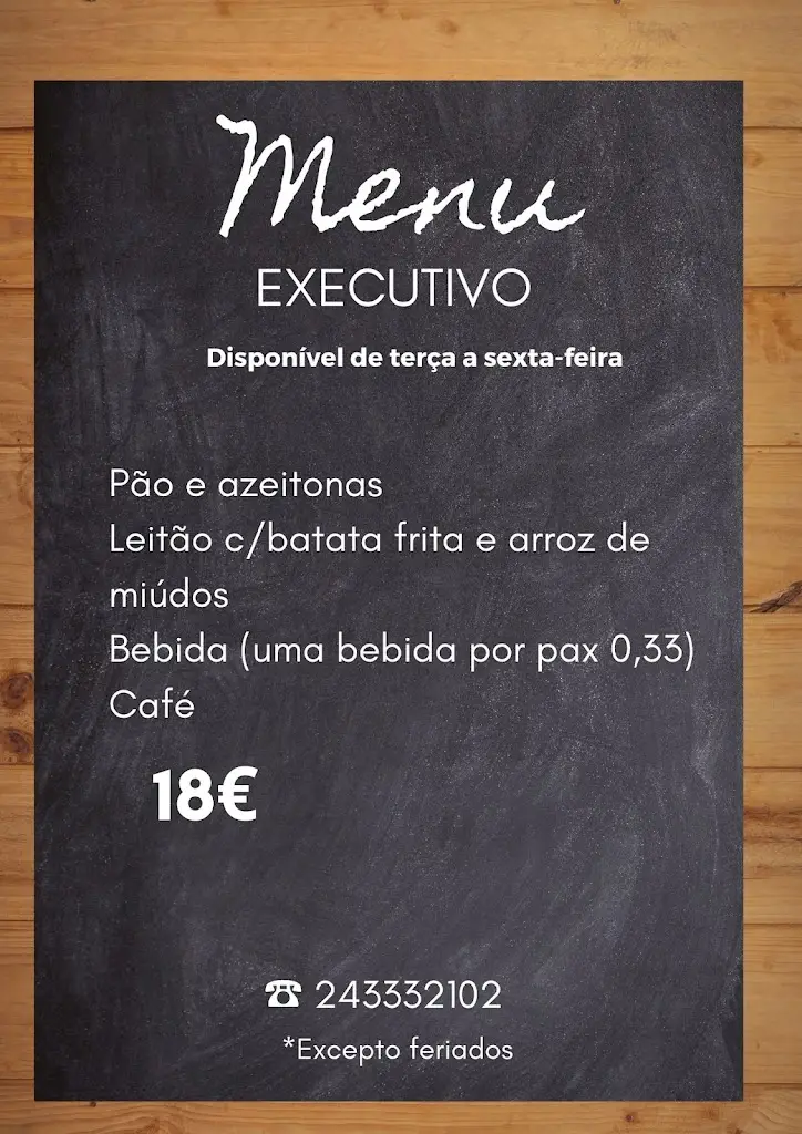 Menu_Restaurante Luís dos Leitões_Santarém_immagine_1