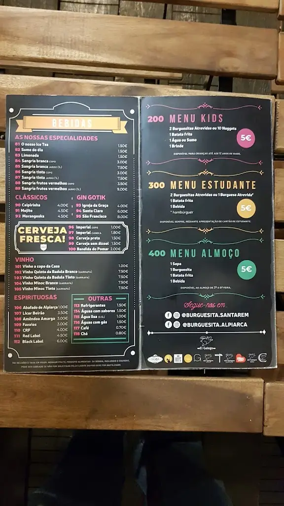 Menu_Burguesita Santarém_Santarém_imagen_4