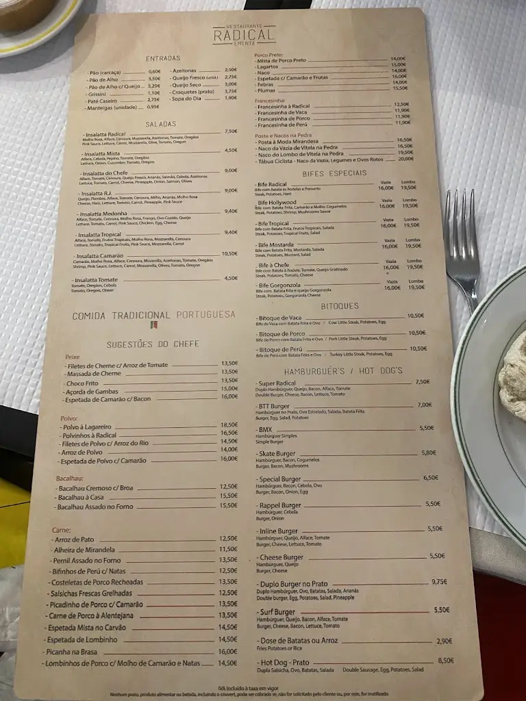 Menu_Restaurante Radical_Alcochete_immagine_1