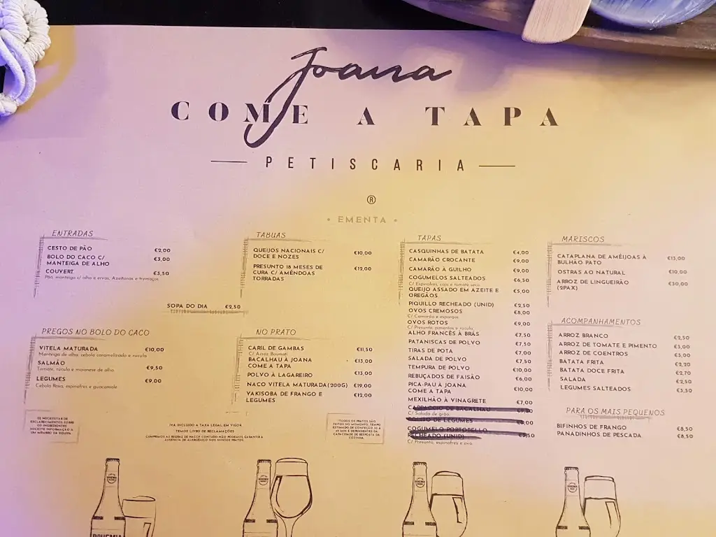Menu_Joana Come a Tapa_Alcochete_immagine_2