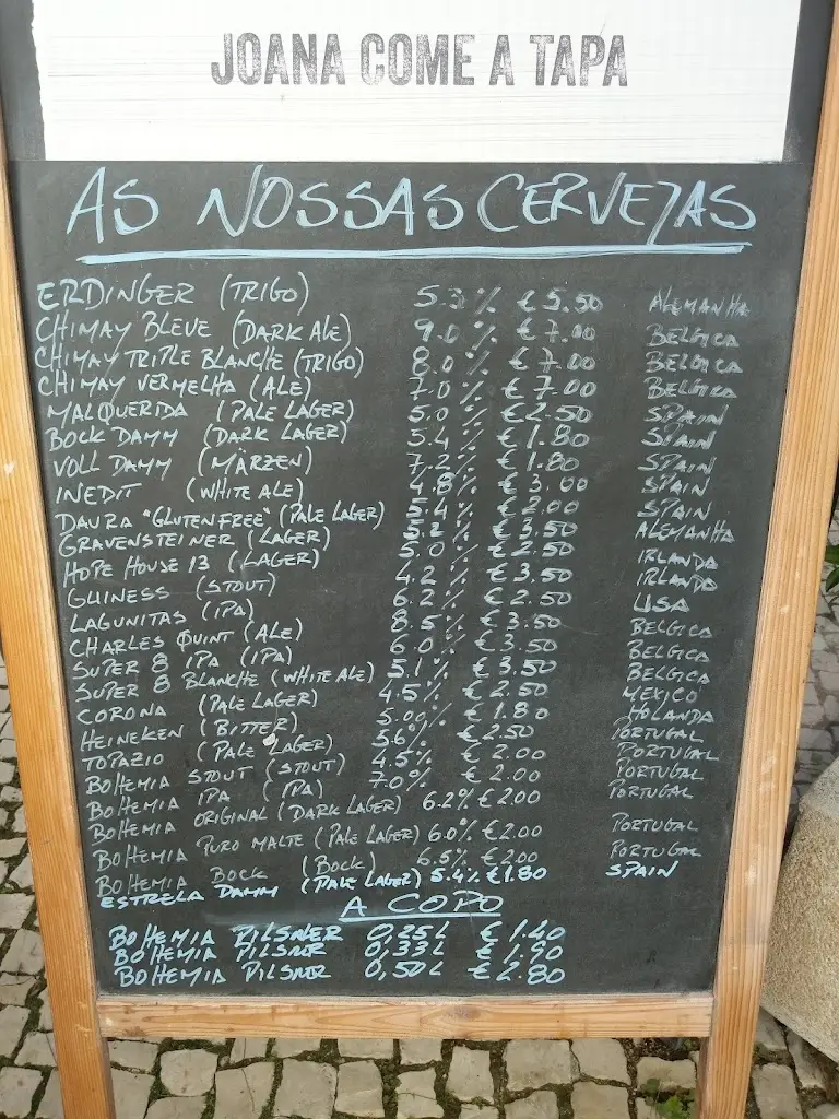 Menu_Joana Come a Tapa_Alcochete_immagine_3