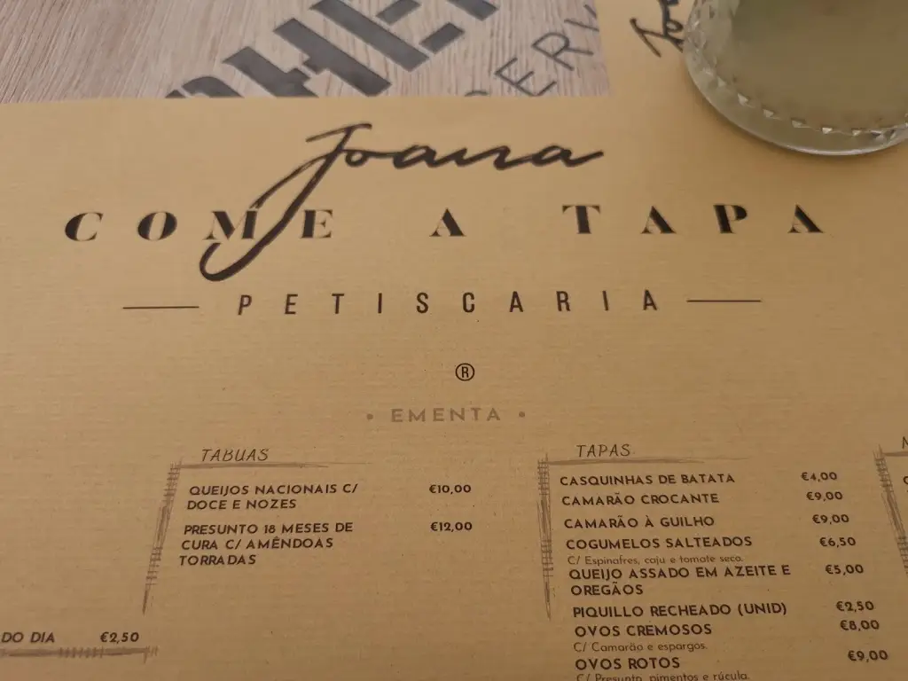 Menu_Joana Come a Tapa_Alcochete_immagine_4