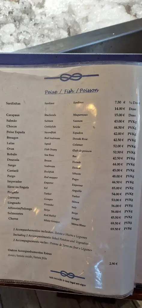 Menu_O Arrastão_Alcochete_immagine_2