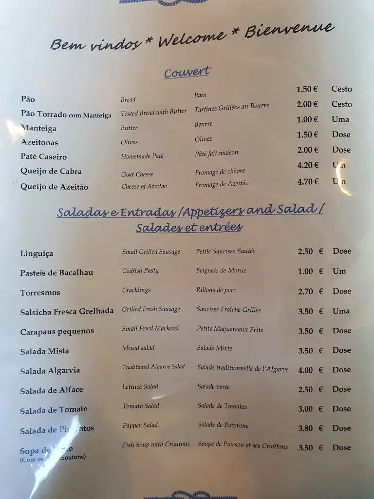 Menu_O Arrastão_Alcochete_immagine_4