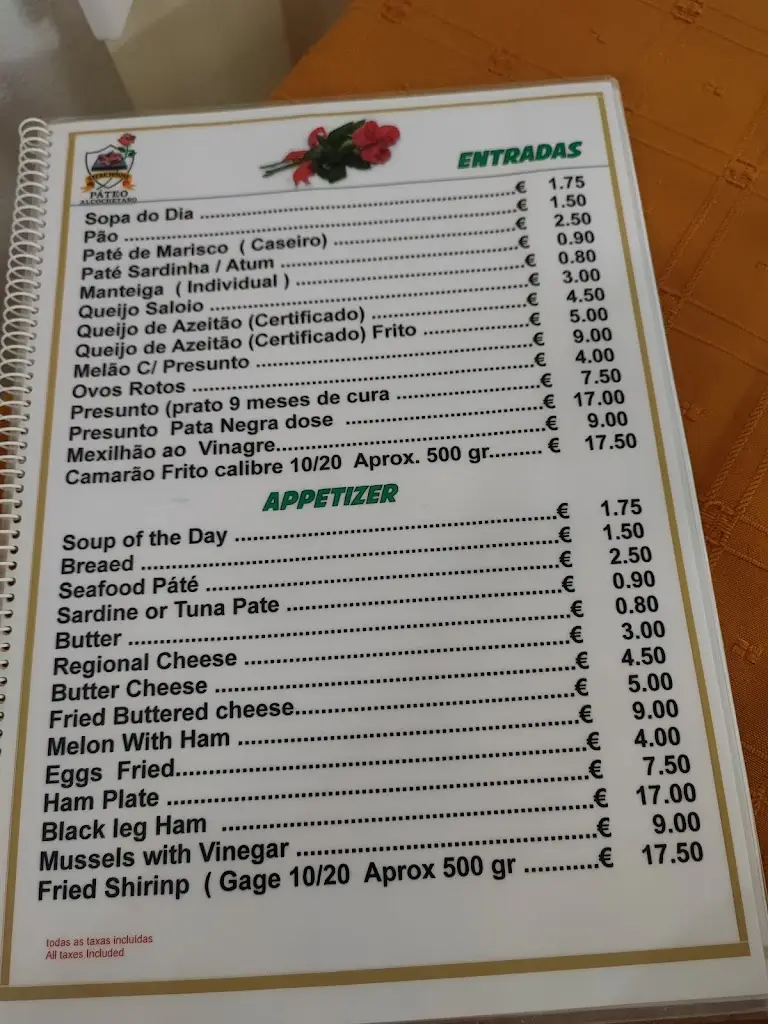 Menu_Steak House Pateo Alcochetano_Alcochete_immagine_2