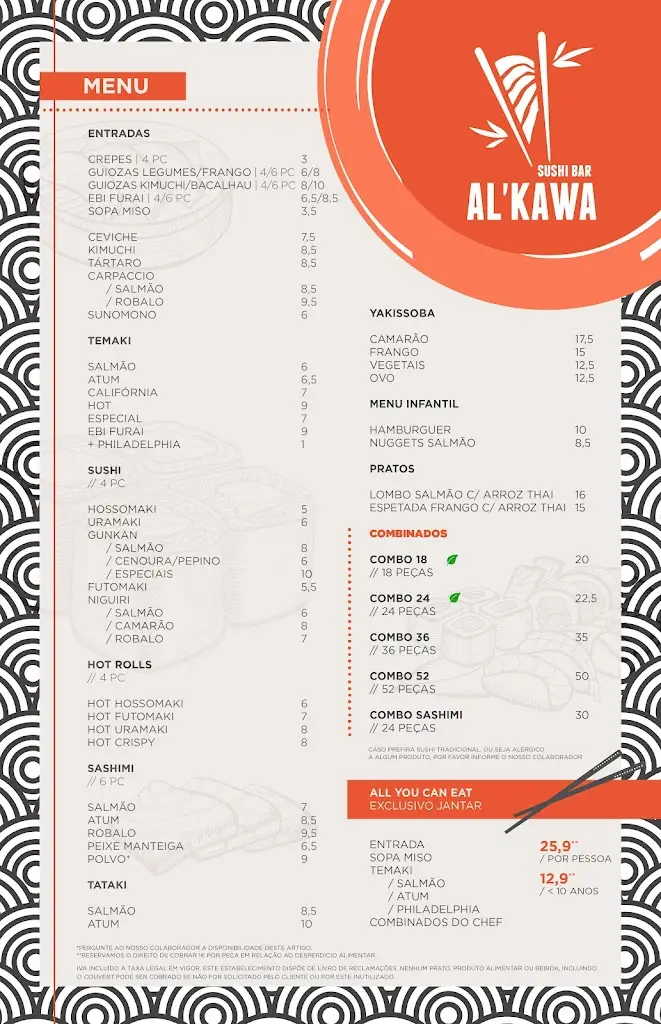 Menu_Al'Kawa Sushi Bar_Alcochete_immagine_2
