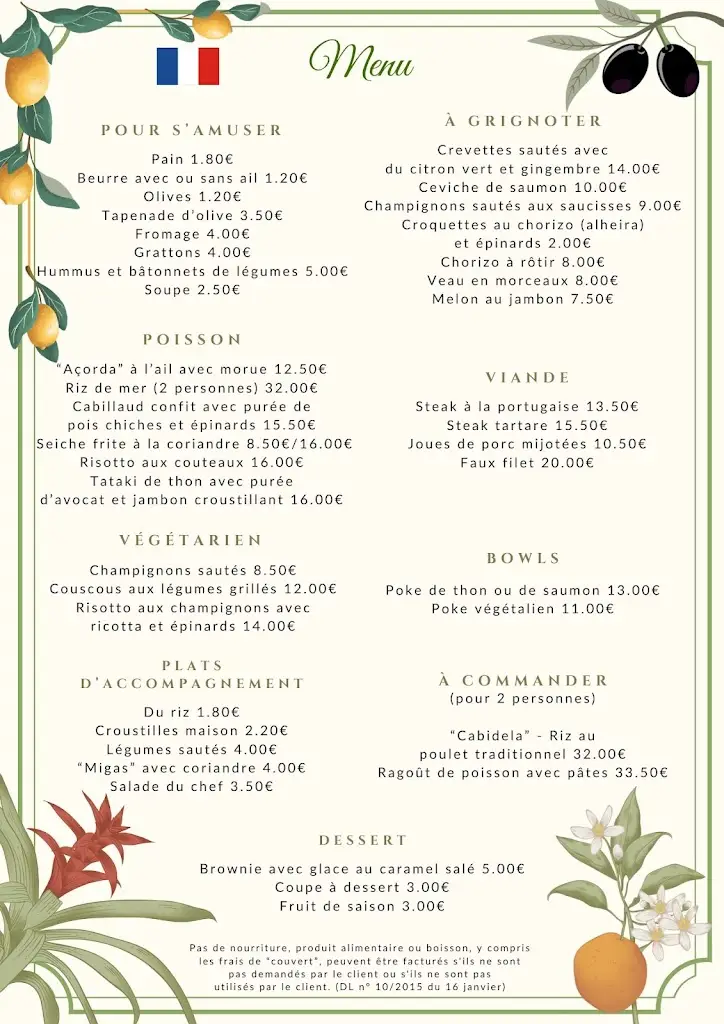 Menu_Quintal da Liga_Alcácer do Sal_imagen_2