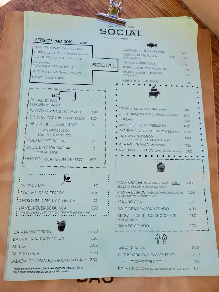 Menu_Social. Vinhos & Petiscos Alcácer do Sal_Alcácer do Sal_immagine_2