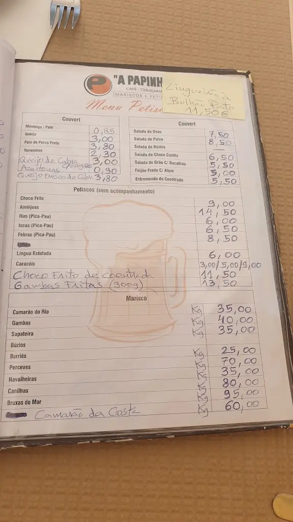 Menu_A Papinha_Alcácer do Sal_immagine_4