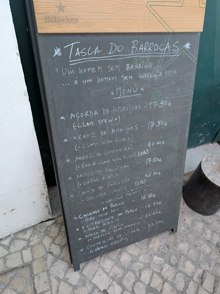 Menu_Tasca do Barrocas_Alcácer do Sal_immagine_1