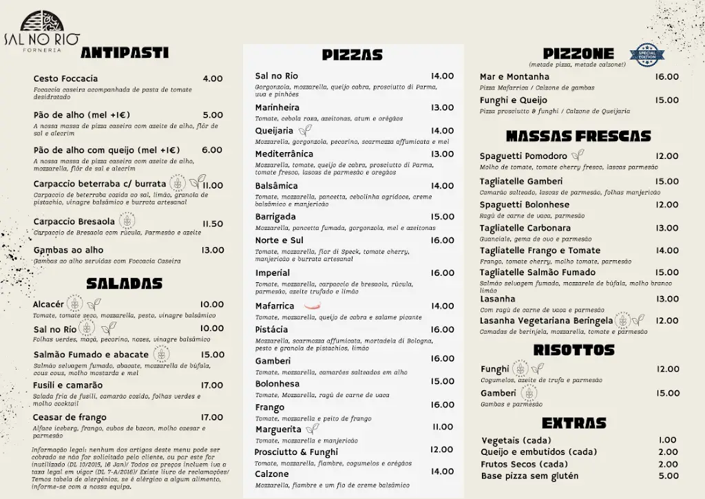 Menu_Pizzaria Sal No Rio_Alcácer do Sal_immagine_2