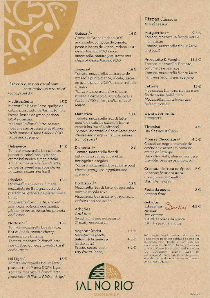 Menu_Pizzaria Sal No Rio_Alcácer do Sal_immagine_4