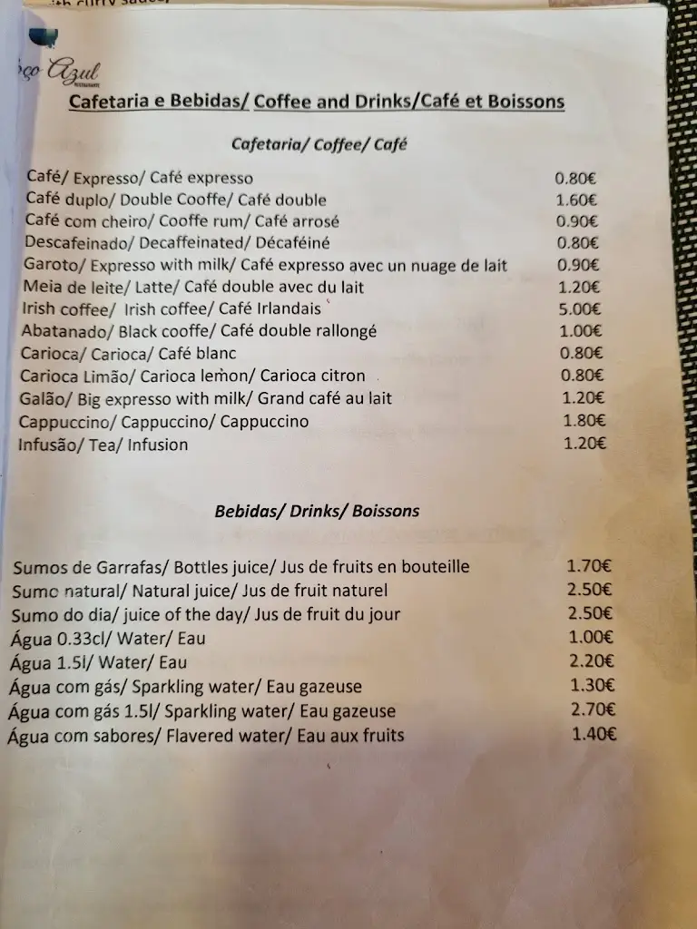 Menu_Restaurante Poço Azul_Fenais da Ajuda_immagine_3