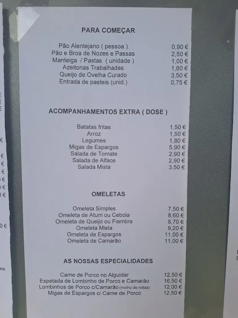 Menü_BOA-VIAGEM RESTAURANTE_Alcácer do Sal_Bild_2