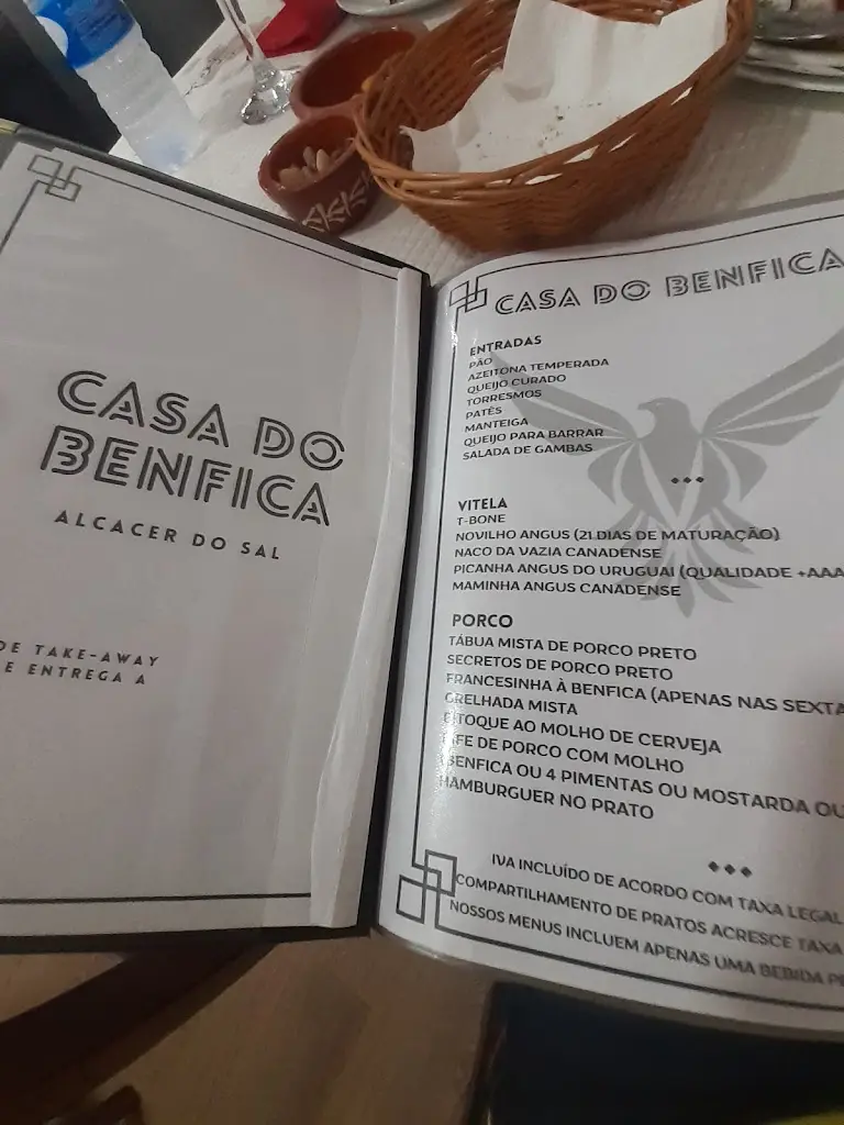 Menu_Casa Benfica Alcácer do Sal_Alcácer do Sal_immagine_1