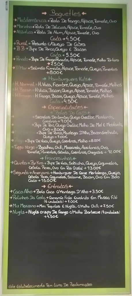 Menu_Kira Kaffe_Alcácer do Sal_immagine_2