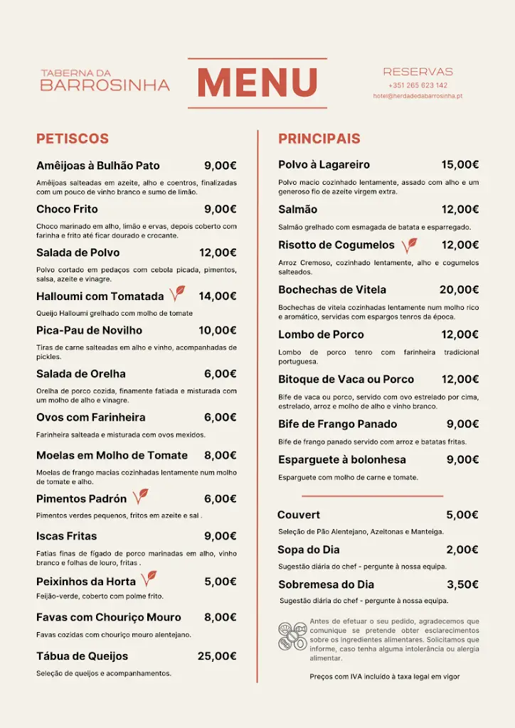 Menu_Taberna da Barrosinha_Alcácer do Sal_immagine_1