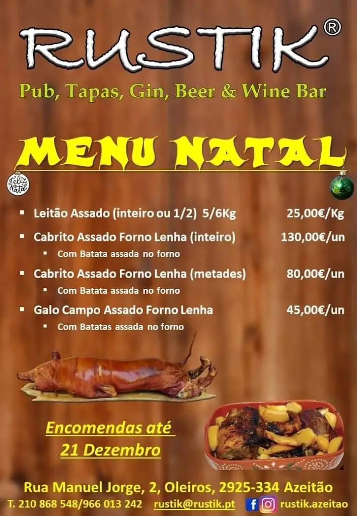 Menu_Rustik Pub_Azeitão_immagine_1