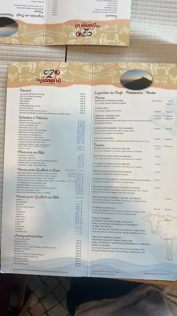 Menu_Casa Janeiro_Azeitão_immagine_1