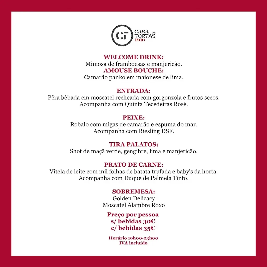 Menü_Casa das Tortas_Azeitão_Bild_1