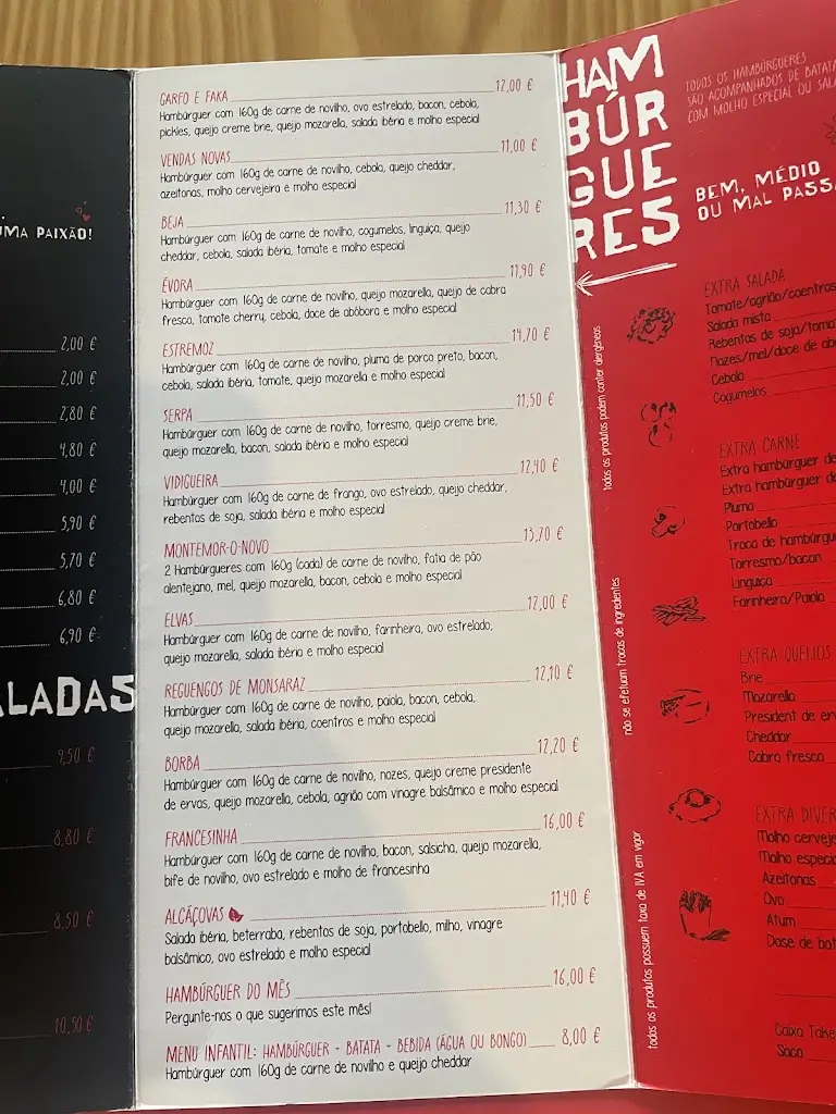 Menu_Hamburgueria Garfo & Faka_Azeitão_immagine_2