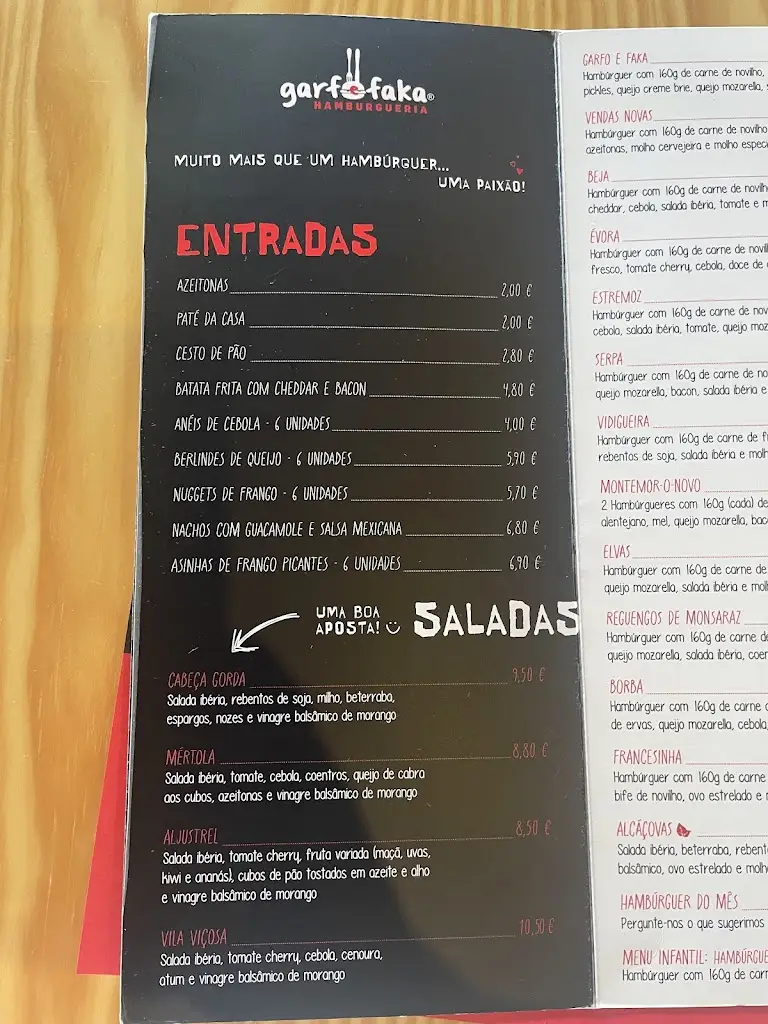 Menu_Hamburgueria Garfo & Faka_Azeitão_immagine_3