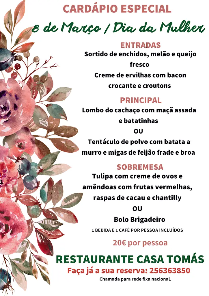 Menu_Casa Tomas - Prato do dia_São João de Ver_image_1