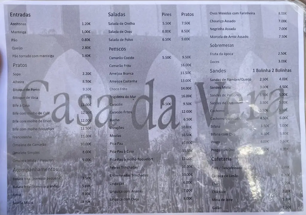 Menu_Veras' House Restaurant_Tomar_immagine_1