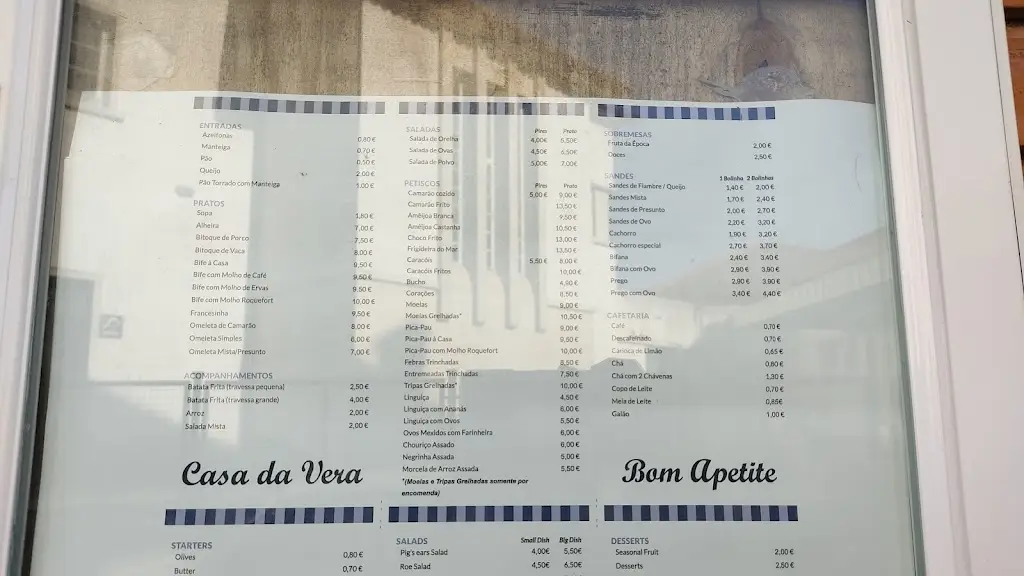Menu_Veras' House Restaurant_Tomar_immagine_3