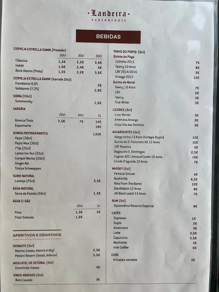 Menu_RESTAURANTE LANDEIRA_Tomar_immagine_1