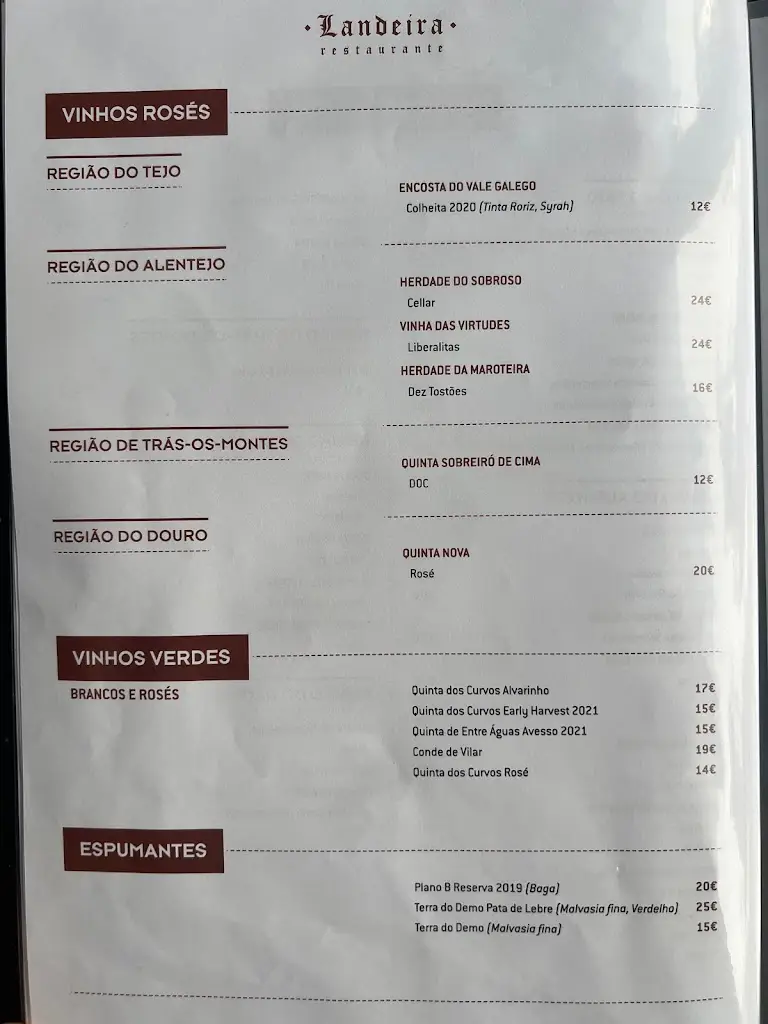 Menu_RESTAURANTE LANDEIRA_Tomar_immagine_2