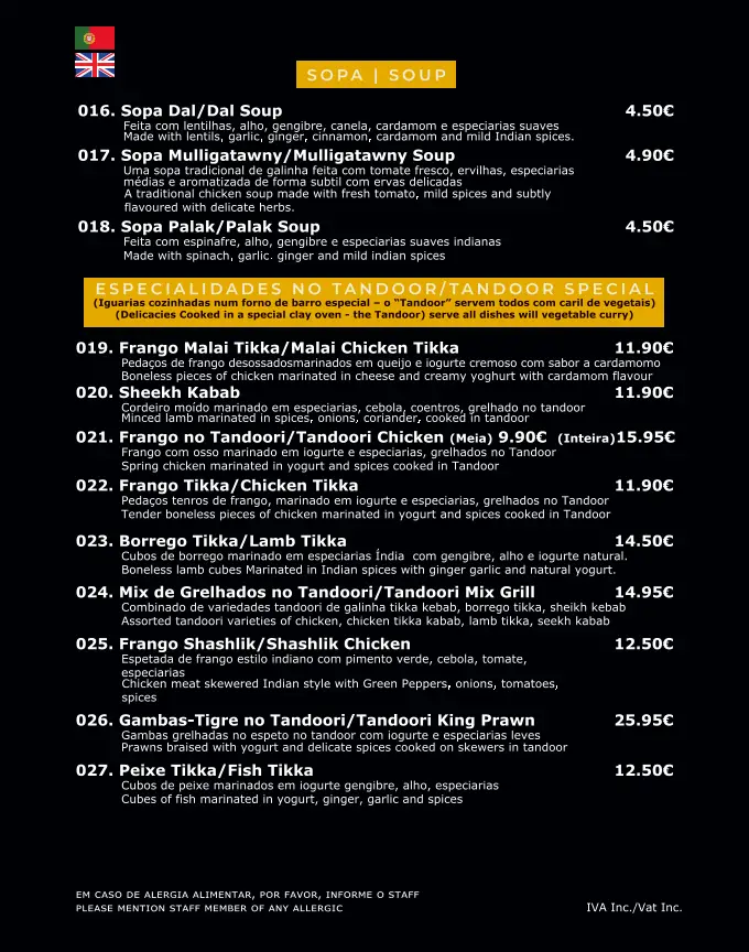 Menu_Curry Indian House_Tomar_image_1