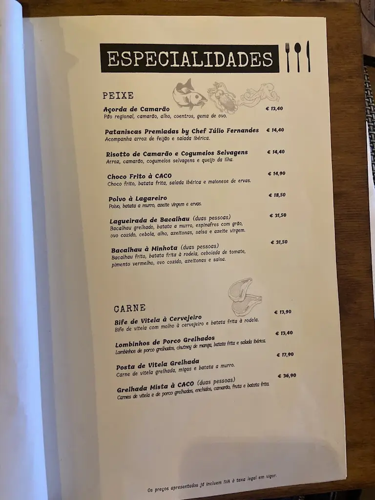 Menu_Caco Palmela_Palmela_immagine_2