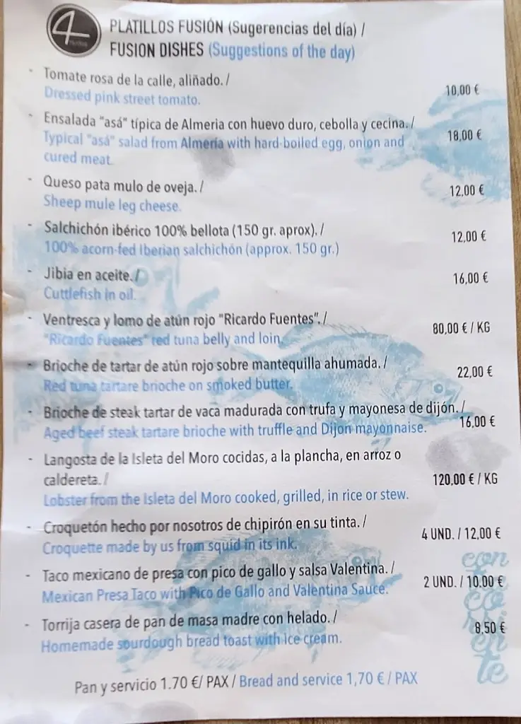 Menu_Borda d'Água_Costa de Caparica_immagine_1