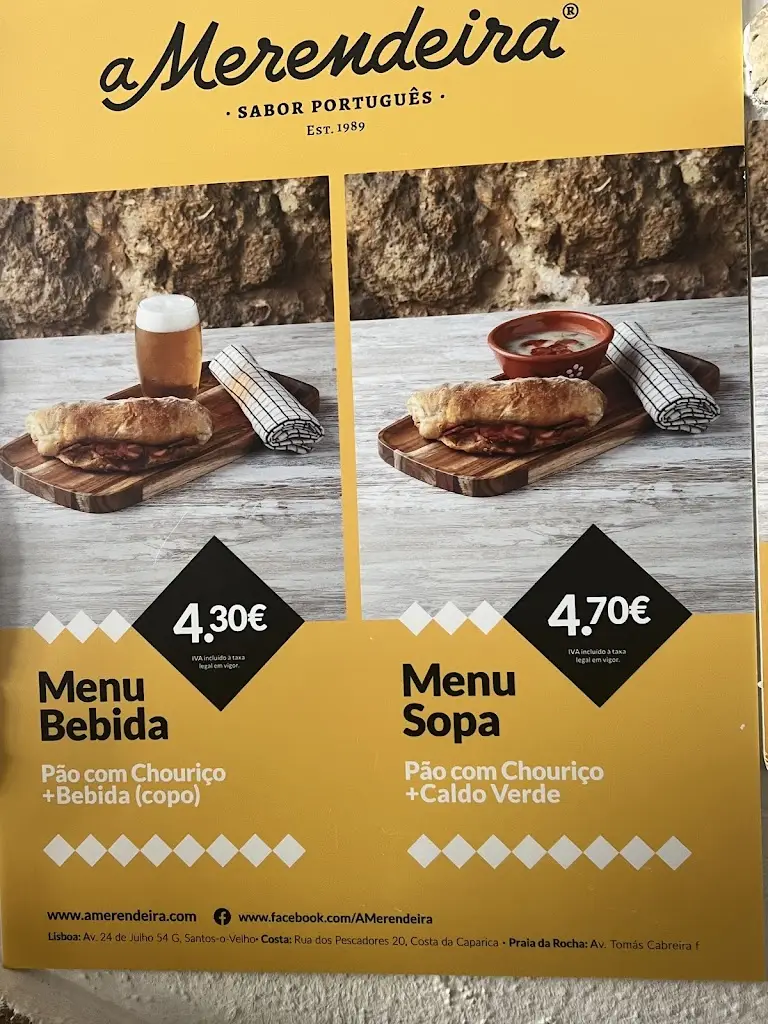 Menü_A Merendeira_Costa de Caparica_Bild_3