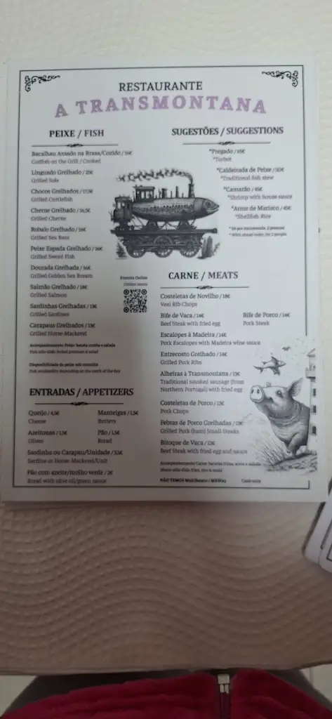 Menu_A Transmontana_Costa de Caparica_immagine_4